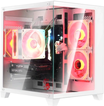 Корпус Bloody BD-CC105 белый без БП mATX 5x120mm 1xUSB2.0 1xUSB3.0 audio bott PSU - купить недорого с доставкой в интернет-магазине