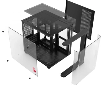 Корпус Bloody BD-CC104 черный без БП mATX 5x120mm 1xUSB2.0 1xUSB3.0 audio - купить недорого с доставкой в интернет-магазине