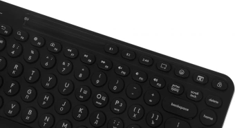 Клавиатура A4Tech FBK36C AS черный USB беспроводная BT/Radio slim Multimedia - купить недорого с доставкой в интернет-магазине