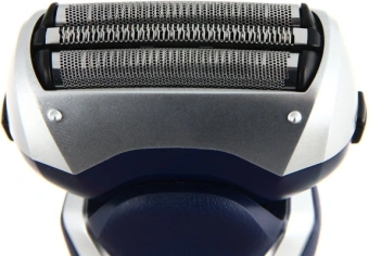 Бритва сетчатая Panasonic ES-RT37 реж.эл.:3 питан.:аккум. синий/серебристый - купить недорого с доставкой в интернет-магазине