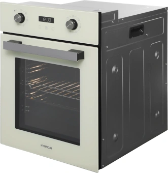 Духовой шкаф Электрический Hyundai HEO 45411 BE стекло бежевое/серебристый - купить недорого с доставкой в интернет-магазине