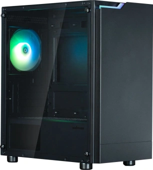 Корпус Zalman ZM-T4 Plus черный без БП mATX 3x120mm 1xUSB2.0 1xUSB3.0 audio bott PSU - купить недорого с доставкой в интернет-магазине