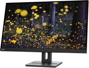 Монитор Lenovo 27" ThinkVision E27q-20 черный IPS LED 4ms 16:9 HDMI M/M матовая HAS Piv 1000:1 350cd 178гр/178гр 2560x1440 75Hz DP 2K 6.6кг - купить недорого с доставкой в интернет-магазине
