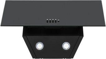 Вытяжка каминная Krona Jina 600 PB черный управление: кнопочное (1 мотор) - купить недорого с доставкой в интернет-магазине