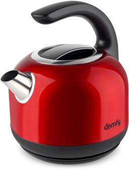Чайник электрический Domfy DSC-EK506 1.7л. 2200Вт красный/черный корпус: металл/пластик - купить недорого с доставкой в интернет-магазине