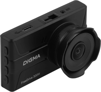 Видеорегистратор Digma FreeDrive 300W черный 4Mpix 1440x2560 130гр. - купить недорого с доставкой в интернет-магазине