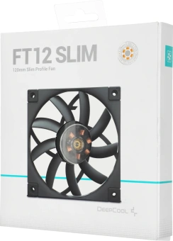 Вентилятор для корпуса Deepcool FT12 Slim 120х120x15 черный 4-pin 25.6дБ (R-FT12SLIM-BKWPN1-G) Ret - купить недорого с доставкой в интернет-магазине