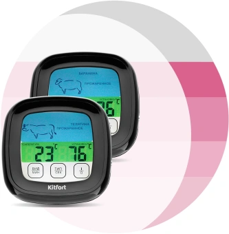 Термощуп Kitfort КТ-2066 черный - купить недорого с доставкой в интернет-магазине