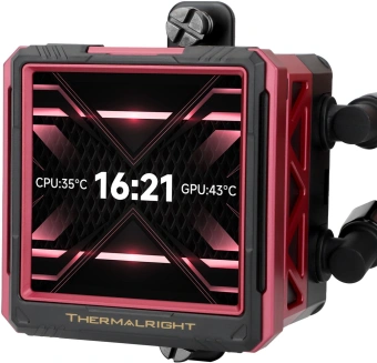 Система водяного охлаждения Thermalright Frozen Warframe Ultra 360 ARGB Soc-AM5/AM4/1151/1200/2066/2011/1700 черный 4-pin 29.6dB Al LCD Ret (F-WFRAME-ULT-360-BL-ARGB) - купить недорого с доставкой в интернет-магазине