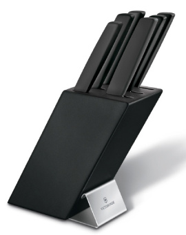 Набор ножей кухон. Victorinox Swiss Modern Cutlery Block (6.7186.63) компл.:6предм. черный карт.коробка - купить недорого с доставкой в интернет-магазине