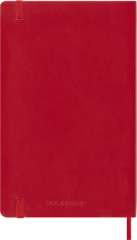 Блокнот Moleskine CLASSIC SOFT QP617F2 Large 130х210мм 192стр. клетка мягкая обложка красный - купить недорого с доставкой в интернет-магазине