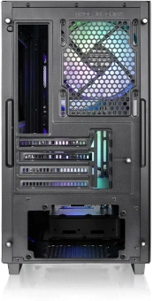 Корпус Thermaltake Versa H16 TG ARGB черный без БП mATX 11x120mm 7x140mm 2xUSB3.0 audio bott PSU - купить недорого с доставкой в интернет-магазине