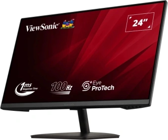 Монитор ViewSonic 23.8" VA2408-MHDB черный IPS LED 16:9 HDMI M/M матовая 250cd 178гр/178гр 1920x1080 100Hz VGA DP FHD USB 3.3кг - купить недорого с доставкой в интернет-магазине