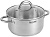 Кастрюля Rondell Point RDS-1312 4.8л. d=24см (с крышкой) стальной Кастрюля Rondell Point RDS-1312 4.8л. d=24см (с крышкой) стальной