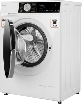 Стиральная машина Weissgauff Premium WMD 47148 DC Inverter Steam класс: A загр.фронтальная макс.:8кг (с сушкой) белый инвертор - купить недорого с доставкой в интернет-магазине