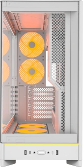 Корпус Montech HS02 PRO белый без БП ATX 4x140mm 2xUSB3.0 audio bott PSU - купить недорого с доставкой в интернет-магазине