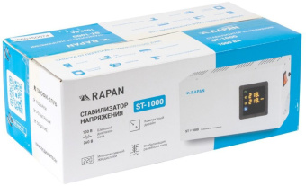 Стабилизатор напряжения Бастион Rapan ST-1000 1000ВА белый - купить недорого с доставкой в интернет-магазине