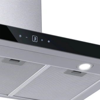 Вытяжка каминная Maunfeld Breeze 90 Inox нержавеющая сталь управление: сенсорное (1 мотор) - купить недорого с доставкой в интернет-магазине