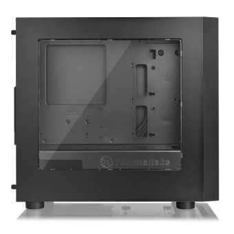 Корпус Thermaltake Versa H17 window черный без БП mATX 2xUSB2.0 1xUSB3.0 audio bott PSU - купить недорого с доставкой в интернет-магазине