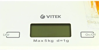 Весы кухонные электронные Vitek Orange VT-2418 макс.вес:5кг рисунок - купить недорого с доставкой в интернет-магазине