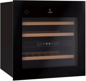 Винный шкаф Lex LWD6036BL dual zone PP 1-нокамерн. черный (CHAT500008) - купить недорого с доставкой в интернет-магазине