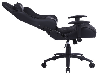 Кресло игровое Cactus CS-CHR-030BL черный эко.кожа с подголов. крестов. сталь - купить недорого с доставкой в интернет-магазине