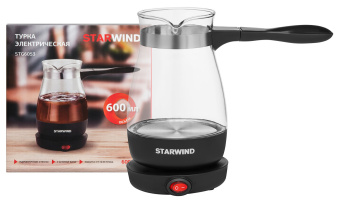 Кофеварка Электрическая турка Starwind STG6053 600Вт черный - купить недорого с доставкой в интернет-магазине