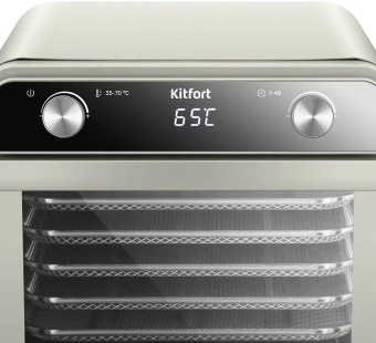 Сушка для фруктов и овощей Kitfort КТ-4951 15под. 500Вт бежевый - купить недорого с доставкой в интернет-магазине