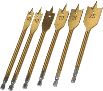 Набор сверл Matrix 70445 по дереву (6пред.) для дрелей - купить недорого с доставкой в интернет-магазине