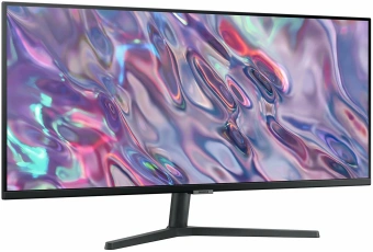 Монитор Samsung 34" ViewFinity S5 LS34C500GAUXEN черный VA LED 21:9 полуматовая 3000:1 300cd 178гр/178гр 3440x1440 100Hz FreeSync DP Ultra WQHD 4.9кг - купить недорого с доставкой в интернет-магазине