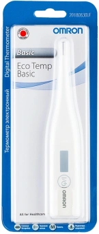 Термометр электронный Omron Eco Temp Basic (MC-246-RU) белый - купить недорого с доставкой в интернет-магазине