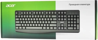 Клавиатура Acer OKW301 черный USB (ZL.KBDCC.01A) кабель 1.8м - купить недорого с доставкой в интернет-магазине