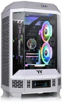 Корпус Thermaltake The Tower 300 Limestone серый без БП mATX 8x120mm 6x140mm 2xUSB3.0 audio bott PSU - купить недорого с доставкой в интернет-магазине