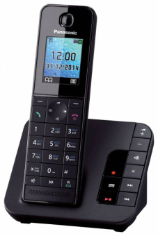 Р/Телефон Dect Panasonic KX-TGH220RUB черный автооветчик АОН - купить недорого с доставкой в интернет-магазине