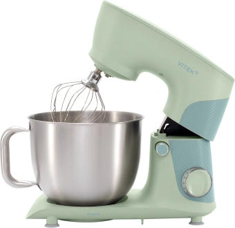 Миксер планетарный Vitek VT-PM0330 1800Вт фисташковый - купить недорого с доставкой в интернет-магазине