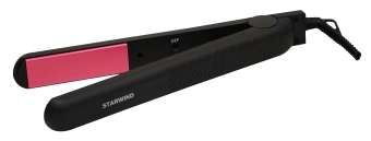 Выпрямитель Starwind SHE5500 25Вт черный/розовый макс.темп.:200С покрытие:керамическое - купить недорого с доставкой в интернет-магазине
