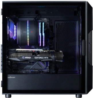 Корпус Zalman i3 Neo V2 черный без БП ATX 4x120mm 5x140mm 2xUSB2.0 1xUSB3.0 audio bott PSU - купить недорого с доставкой в интернет-магазине