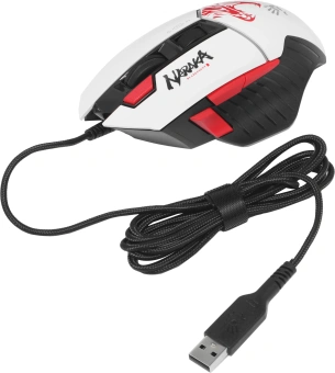Мышь A4Tech Bloody W95 Max Naraka белый/рисунок оптическая 12000dpi USB 6but - купить недорого с доставкой в интернет-магазине