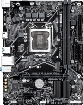 Материнская плата Gigabyte H410M K 2.0 Soc-1200 Intel H410 2xDDR4 mATX AC`97 8ch(7.1) GbLAN+HDMI - купить недорого с доставкой в интернет-магазине