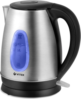 Чайник электрический Vitek VT-7039 1.8л. 2200Вт сталь корпус: металл - купить недорого с доставкой в интернет-магазине