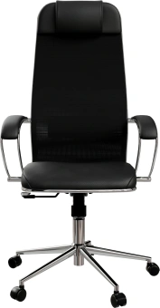 Кресло Метта ErgoLife Set 16 черный сиденье черный сетка с подголов. крестов. металл хром - купить недорого с доставкой в интернет-магазине