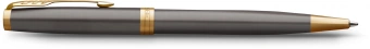 Ручка шариков. Parker Sonnet Grey Core GT (2213679) M черн. черн. подар.кор. - купить недорого с доставкой в интернет-магазине