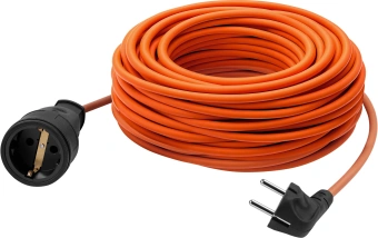 Удлинитель силовой Defender Ext2G-01-50 (99853) 2x0.75кв.мм 1розет. 50м ПВС 6A без катушки оранжевый - купить недорого с доставкой в интернет-магазине