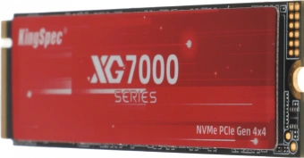 Накопитель SSD Kingspec PCIe 4.0 x4 512GB XG7000-512 XG7000 M.2 2280 - купить недорого с доставкой в интернет-магазине
