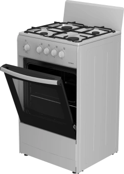 Плита Газовая Darina S GM 441 001 W белый/черный (без крышки) реш.сталь - купить недорого с доставкой в интернет-магазине