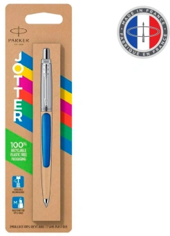 Ручка шариков. Parker Jotter Originals (2076052) Blue CT M син. черн. блистер - купить недорого с доставкой в интернет-магазине