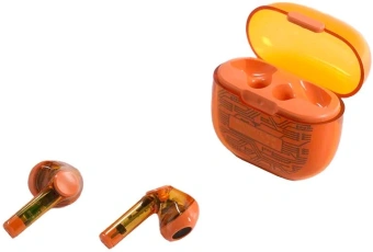 Гарнитура вкладыши Padmate S31 оранжевый беспроводные bluetooth в ушной раковине (S31 ORANGE) - купить недорого с доставкой в интернет-магазине