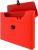 Портфель Бюрократ -BPP01RED 1 отдел. A4 пластик 0.7мм красный - купить недорого с доставкой в интернет-магазине