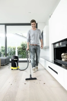 Строительный пылесос Karcher AD 4 Premium 600Вт (уборка: сухая) черный - купить недорого с доставкой в интернет-магазине
