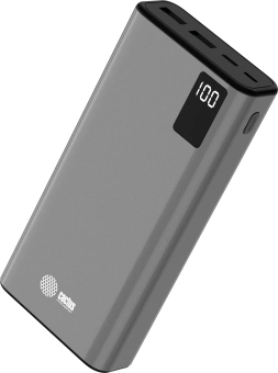 Мобильный аккумулятор Cactus CS-PBFSFA-20000 20000mAh 4.5A 2xUSB-A/USB-C серый - купить недорого с доставкой в интернет-магазине